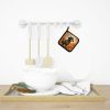Dachshund Fall Pair of Pot Holders Kitchen Heat Resistant Pot Holders Sets Oven Hot Pads for Cooking Baking BBQ, 7 1/2 x 7 1/2