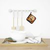 Shiba Inu Fall Pair of Pot Holders Kitchen Heat Resistant Pot Holders Sets Oven Hot Pads for Cooking Baking BBQ, 7 1/2 x 7 1/2