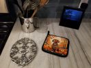 Vizsla Fall Pair of Pot Holders Kitchen Heat Resistant Pot Holders Sets Oven Hot Pads for Cooking Baking BBQ, 7 1/2 x 7 1/2