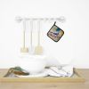 Blue Jay Pair of Pot Holders Kitchen Heat Resistant Pot Holders Sets Oven Hot Pads for Cooking Baking BBQ, 7 1/2 x 7 1/2